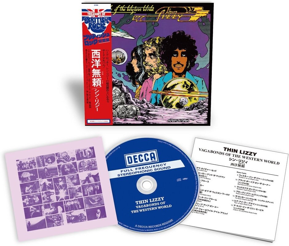 Thin Lizzy - Vagabonds Of The Western World 2025 Reissue, Super High Material CD, Mercury Records