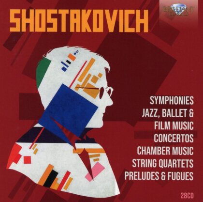 Dimitri Schostakowitsch (1906-1975) & WDR Sinfonieorchester Köln - Shostakovich Collection (28 CDs)