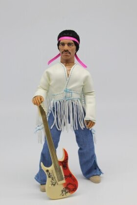 8In Jimi Hendrix - Woodstock W/Flocked Hair