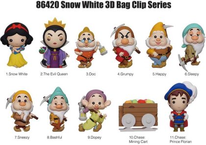 Schneewittchen 3D PVC-Taschenanhänger Classic Series 66 Display (24)
