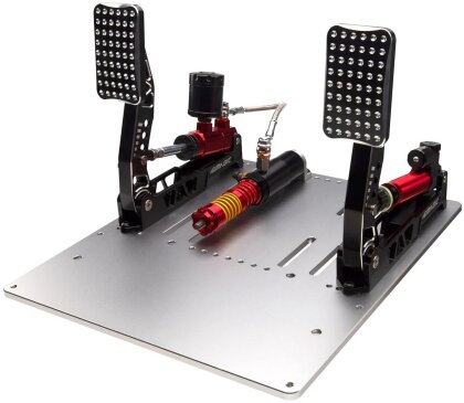 Simagic - P2000 Hydraulic 2-Pedal Set, 100KG Loadcell - Crimson Edition
