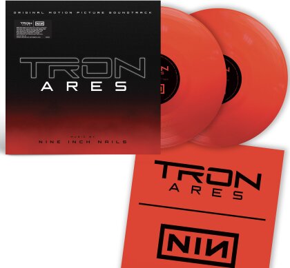 Nine Inch Nails - TRON: Ares - OST (CH Exclusive, Specialist Edition, + Poster, Édition Limitée, Transparent Red Vinyl, 2 LP)