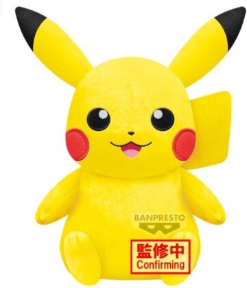 Peluche - Pikachu (Assis) - Pokemon - 40 cm