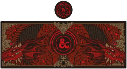 Dungeons & Dragons Schreibtischunterlage & Untersetzer Set Graphic