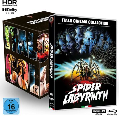 Spider Labyrinth (1988) (Italo Cinema Collection, + Sammelschuber, Limited Special Edition, Uncut, 4K Ultra HD + Blu-ray)