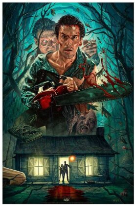 Tanz der Teufel 2 Kunstdruck Ash Williams 46 x 61 cm - ungerahmt