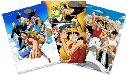 One Piece Klarsichthüllen 3er-Set Classic Adventures
