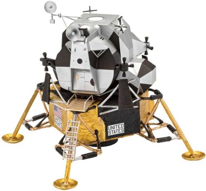 NASA Modellbausatz Geschenkset 1/48 Apollo 11 Lunar Module Eagle 14 cm