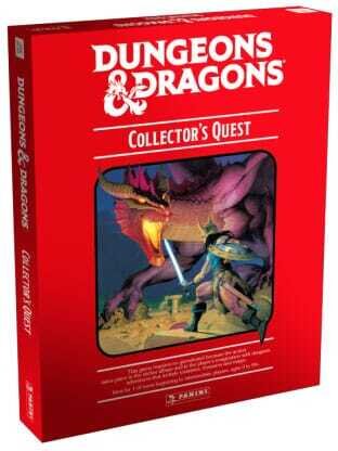 Dungeons & Dragons Collector's Quest Trading Cards and Stickers Red Box