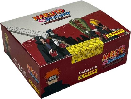 Naruto Shippuden Akatsuki Attack Trading Cards Flow Packs Display (24)