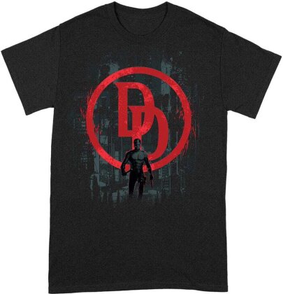 Marvel Daredevil T-Shirt Daredevil Double D Shadow - Grösse L