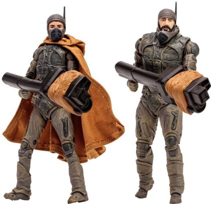 Dune - Teil 2 Actionfiguren 2er-Pack Stilgar & Shishakli (Gold Label) 18 cm