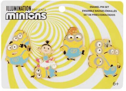 Ich einfach unverbesserlich - by Loungefly Pin Ansteck-Pins 4er-Set Variety 3 cm