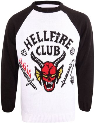 Stranger Things Sweatshirt Christmas Jumper Hellfire Club - Taille M