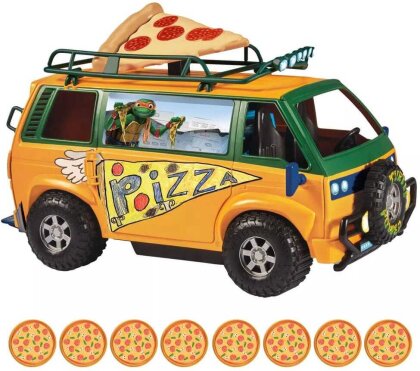 Teenage Mutant Ninja Turtles - Mutant Mayhem Fahrzeug Pizzafire Van 20 cm