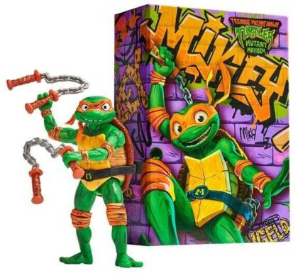 Teenage Mutant Ninja Turtles - Mutant Mayhem Action Figur Comic Con Michelangelo 18 cm