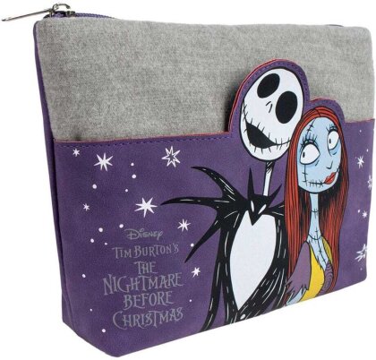 Nightmare Before Christmas - Kosmetiktasche Jack & Sally Purple