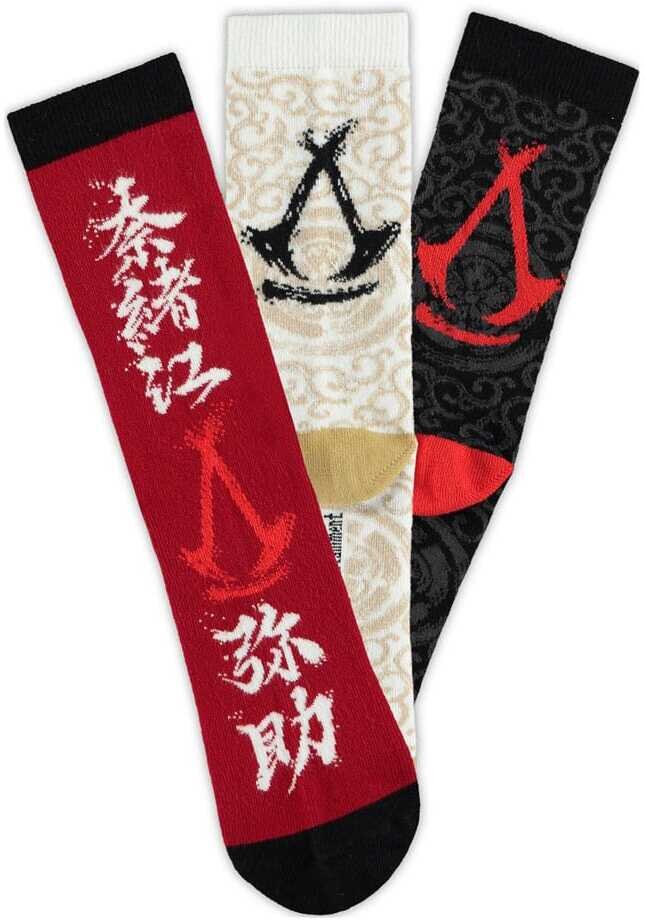 Assassin´s Creed Shadows Socken 3er-Pack Crew 43-46