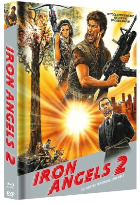 Iron Angels 2 - Die härtesten Engel der Welt (1988) (Cover A, Limited Edition, Mediabook, Blu-ray + DVD)