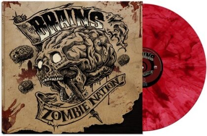 The Brains - Zombie Nation (2025 Reissue, Cleopatra, Red Vinyl, LP)