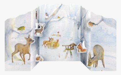 Adventskalender »Tiere im Winterwald«