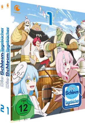 Die Schleim-Tagebücher - Meine Wiedergeburt als Schleim in einer anderen Welt - Vol. 1+2 (Gesamtausgabe, Bundle, 2 DVDs)