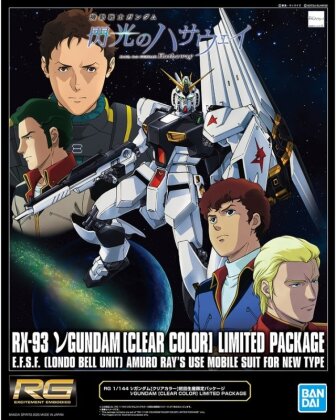 Real Grade - Nu Gundam Clear Color Limited - Gundam : Hathaway - 17 cm - 1/144