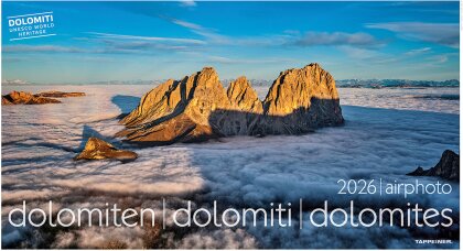 Luftbildkalender Dolomiten 2026