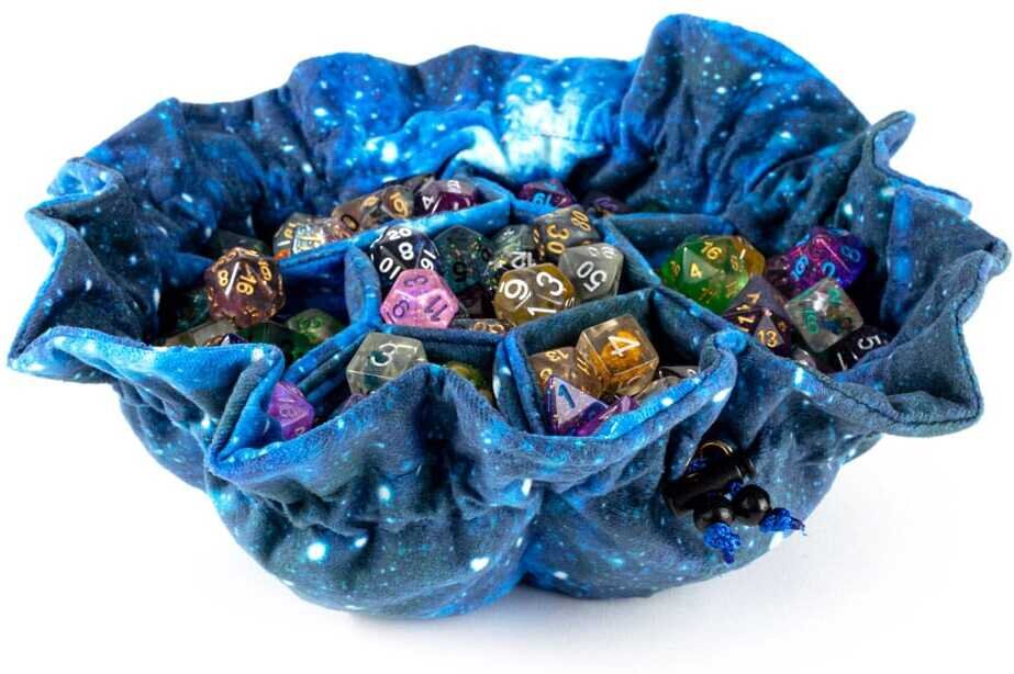 FanRoll Würfelbeutel mit Fächern Velvet Galaxy