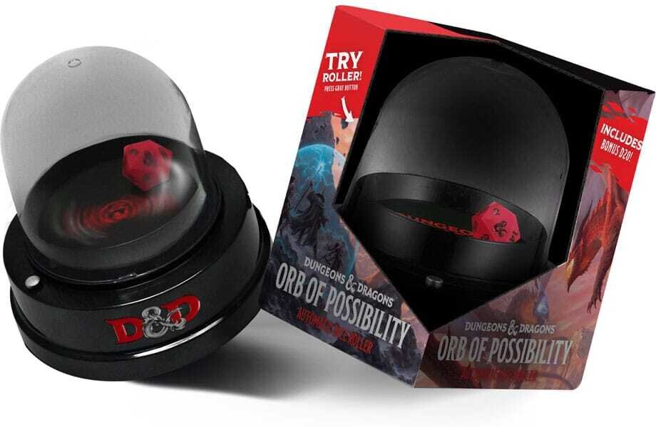 Dungeons & Dragons Würfelroller mit Würfel Orb of Possibility