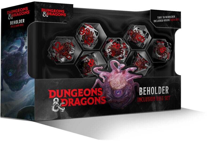 Dungeons & Dragons Würfel Set Resin Beholder Set