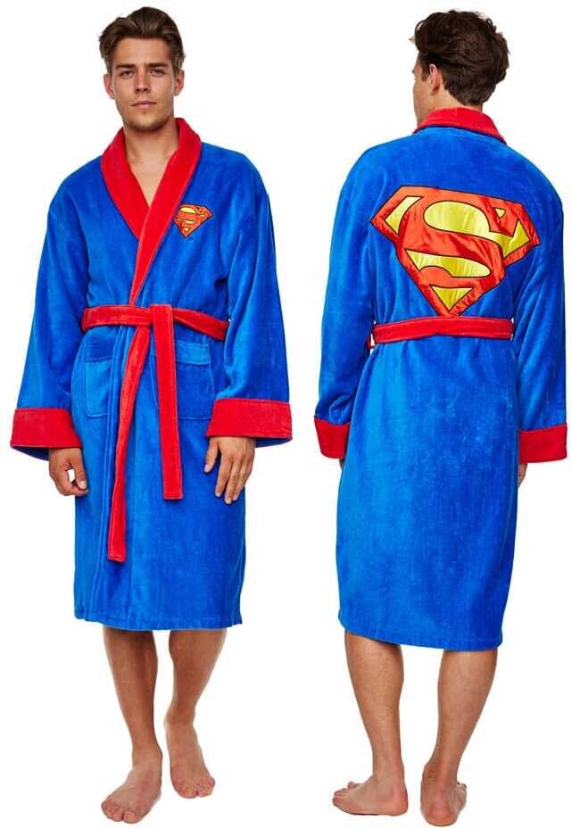DC Comics Fleece-Bademantel Superman