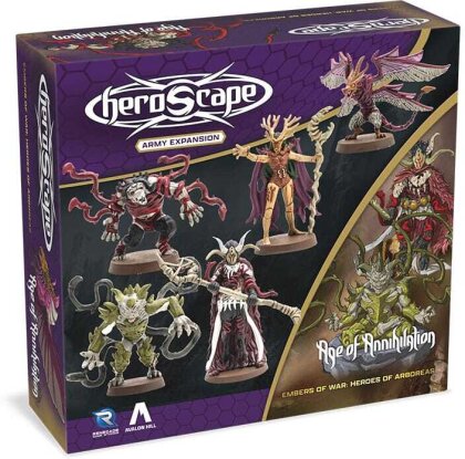 Heroscape Armeeerweiterung Embers of War - Heroes of Arboreas *Englische Version*