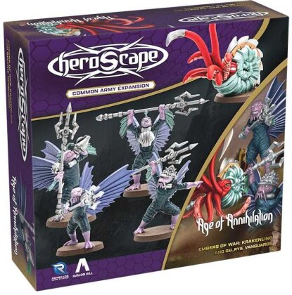 Heroscape Armeeerweiterung Embers of War - Krakenling & Gelryie Vanguards *Englische Version*
