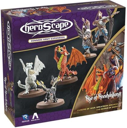 Heroscape Armeeerweiterung Embers of War - Greatbow Archers and Scions of Icaria *Englische Version*