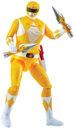 Power Rangers Actionfigur Auto-Morphin Yellow Ranger 12 cm