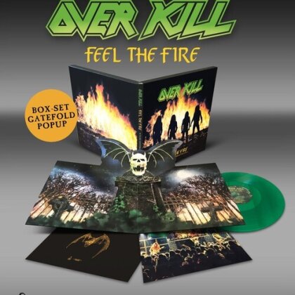 Overkill - Feel The Fire (2025 Reissue, Megaforce, Gatefold, Green Vinyl, LP)