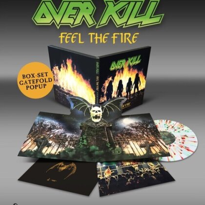 Overkill - Feel The Fire (2025 Reissue, Gatefold, Megaforce, Splatter Vinyl, LP)