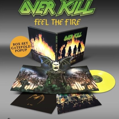 Overkill - Feel The Fire (2025 Reissue, Megaforce, Gatefold, Yellow Vinyl, LP)