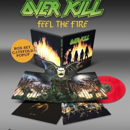 Overkill - Feel The Fire (2025 Reissue, Megaforce, Gatefold, Red Vinyl, LP)