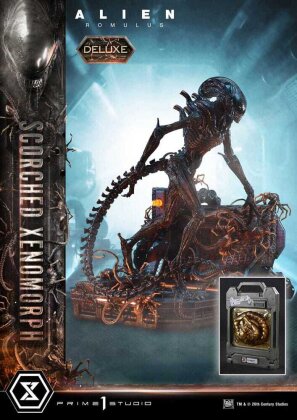 Alien - Romulus Museum Masterline XL Statue 1/3 Scorched Xenomorph Deluxe Bonus Version 98 cm