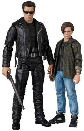 Terminator 2 MAFEX Actionfigur T-800 (T2 Ver.) & John Connor 16 cm