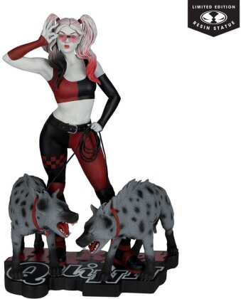 DC Direct Harley Quinn - Red, White & Black Statue 1/10 Harley Quinn by Jenny Frison 19 cm