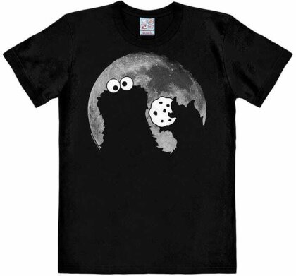 Sesamstraße Easy Fit T-Shirt Cookie Monster - Moon