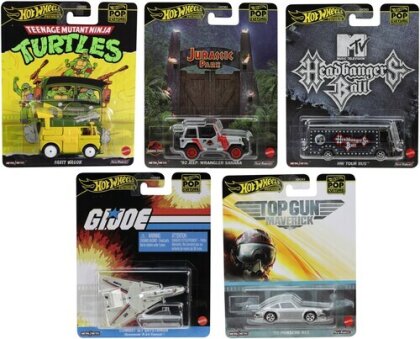 Hot Wheels - Hot Wheels 1 64 Premium Pop Culture K Asrt