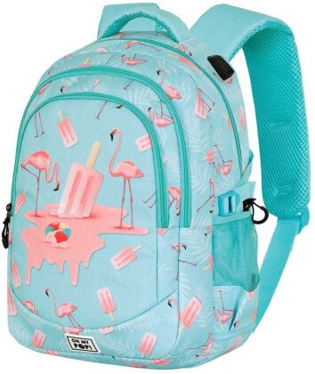 Oh My Pop! Plus Running Rucksack Ice Flamingo