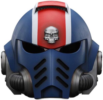 Warhammer 40,000 - Space Marine 2 Replik Ultramarines Lieutenant Titus Helm 30 cm