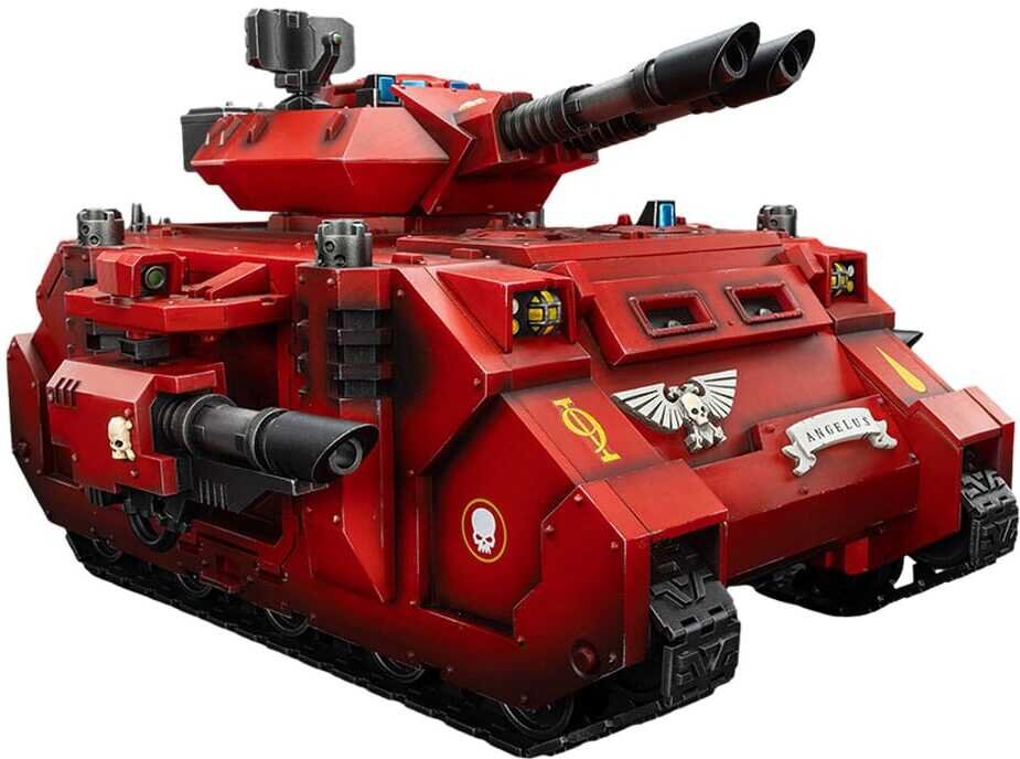 Warhammer 40k Actionfigur 1/18 Blood Angels Predator Annihilator with Twin Lascannons 26 cm