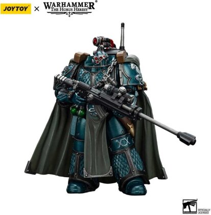 Warhammer The Horus Heresy Actionfigur Alpha Legion Exodus The One who is Many With Sniper Rifle And Power Dagger 20 cm