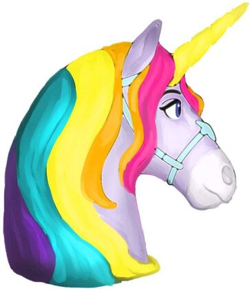 Unicorn Academy 3D LED Leuchte Wildstar 18 cm